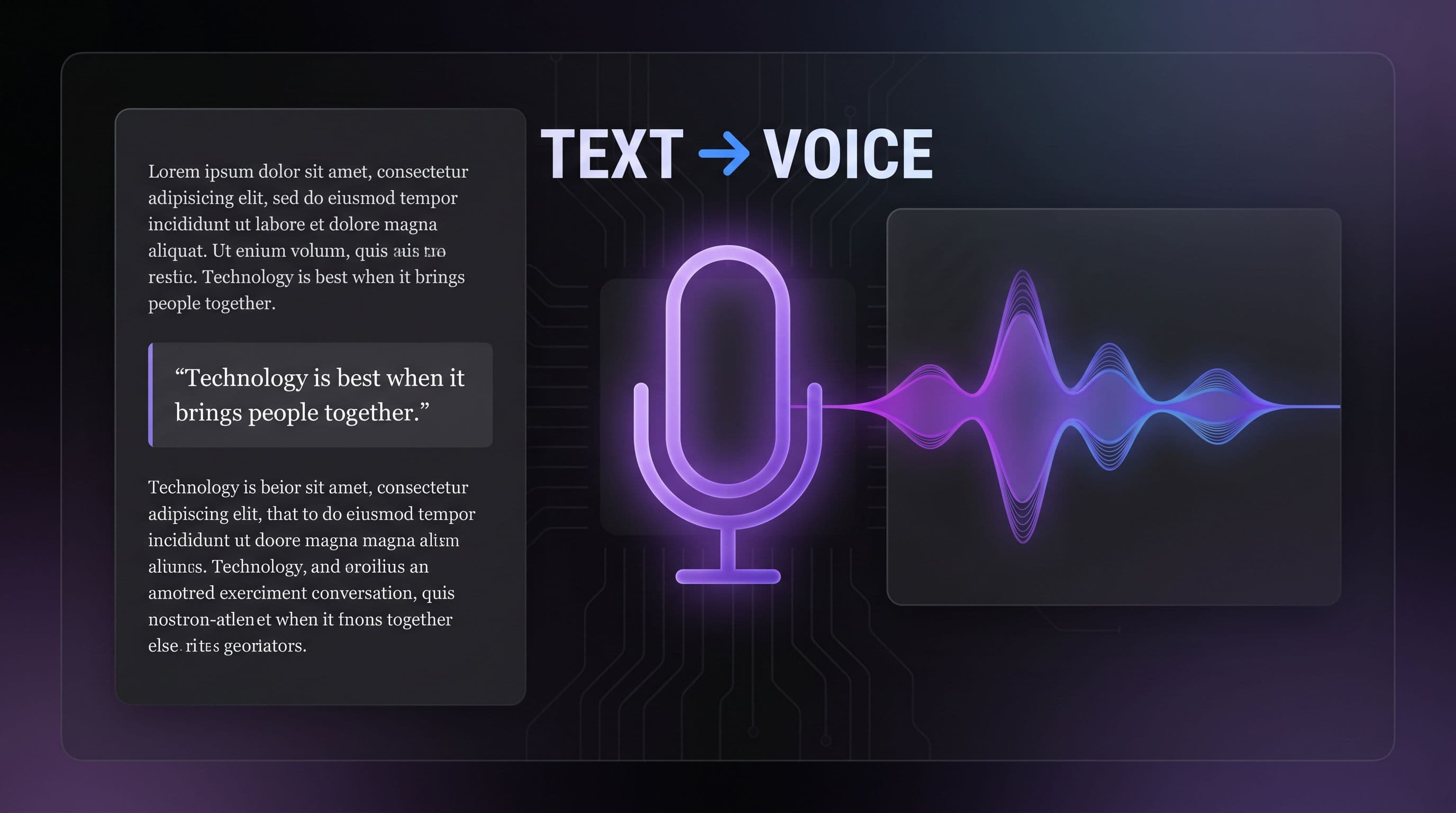 Text to Speech